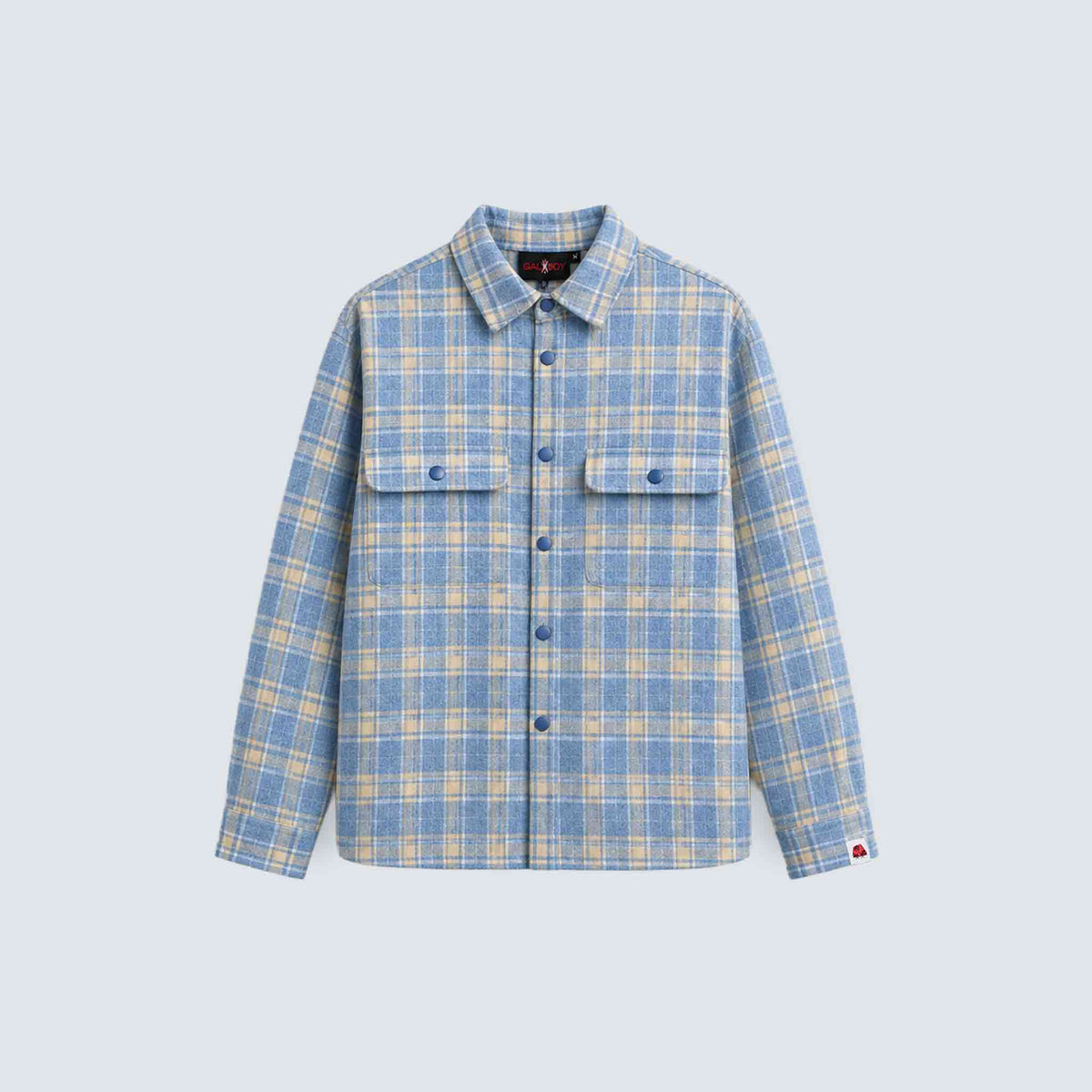 COASTAL BLUE FLANNEL SHIRT